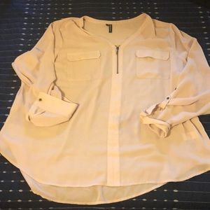 Maurice’s 3x Blush Blouse
